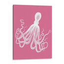 Octopus Blanco En Rosa D - Fab Funky | Cuadro decorativo de Canvas Lab