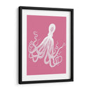 Octopus Blanco En Rosa D - Fab Funky | Cuadro decorativo de Canvas Lab