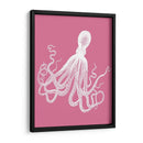 Octopus Blanco En Rosa D - Fab Funky | Cuadro decorativo de Canvas Lab