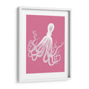 Octopus Blanco En Rosa D - Fab Funky | Cuadro decorativo de Canvas Lab