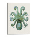 Octopos Turquesa Y Calamar C - Fab Funky | Cuadro decorativo de Canvas Lab