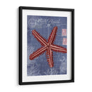 Postal Del Mar Rojo En Azul A - Fab Funky | Cuadro decorativo de Canvas Lab