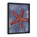 Postal Del Mar Rojo En Azul A - Fab Funky | Cuadro decorativo de Canvas Lab