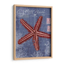 Postal Del Mar Rojo En Azul A - Fab Funky | Cuadro decorativo de Canvas Lab