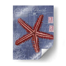 Postal Del Mar Rojo En Azul A - Fab Funky | Cuadro decorativo de Canvas Lab