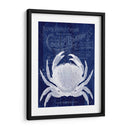 Cangrejo De Prohibición De Cangrejo En Azul - Fab Funky | Cuadro decorativo de Canvas Lab