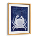 Cangrejo De Prohibición De Cangrejo En Azul - Fab Funky | Cuadro decorativo de Canvas Lab