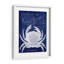 Cangrejo De Prohibición De Cangrejo En Azul - Fab Funky | Cuadro decorativo de Canvas Lab