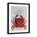 Cangrejo De Prohibición De Cangrejo En Blanco - Fab Funky | Cuadro decorativo de Canvas Lab