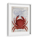 Cangrejo De Prohibición De Cangrejo En Blanco - Fab Funky | Cuadro decorativo de Canvas Lab