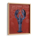 Langosta De La Prohibición De Langosta En Rojo - Fab Funky | Cuadro decorativo de Canvas Lab