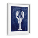 Langosta De La Prohibición De Langosta En Azul - Fab Funky | Cuadro decorativo de Canvas Lab