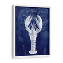 Langosta De La Prohibición De Langosta En Azul - Fab Funky | Cuadro decorativo de Canvas Lab