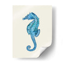 Caballito De Mar Azul - Fab Funky | Cuadro decorativo de Canvas Lab