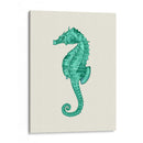 Seahorse En Verde - Fab Funky | Cuadro decorativo de Canvas Lab