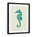Seahorse En Verde - Fab Funky | Cuadro decorativo de Canvas Lab