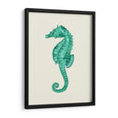 Seahorse En Verde - Fab Funky | Cuadro decorativo de Canvas Lab