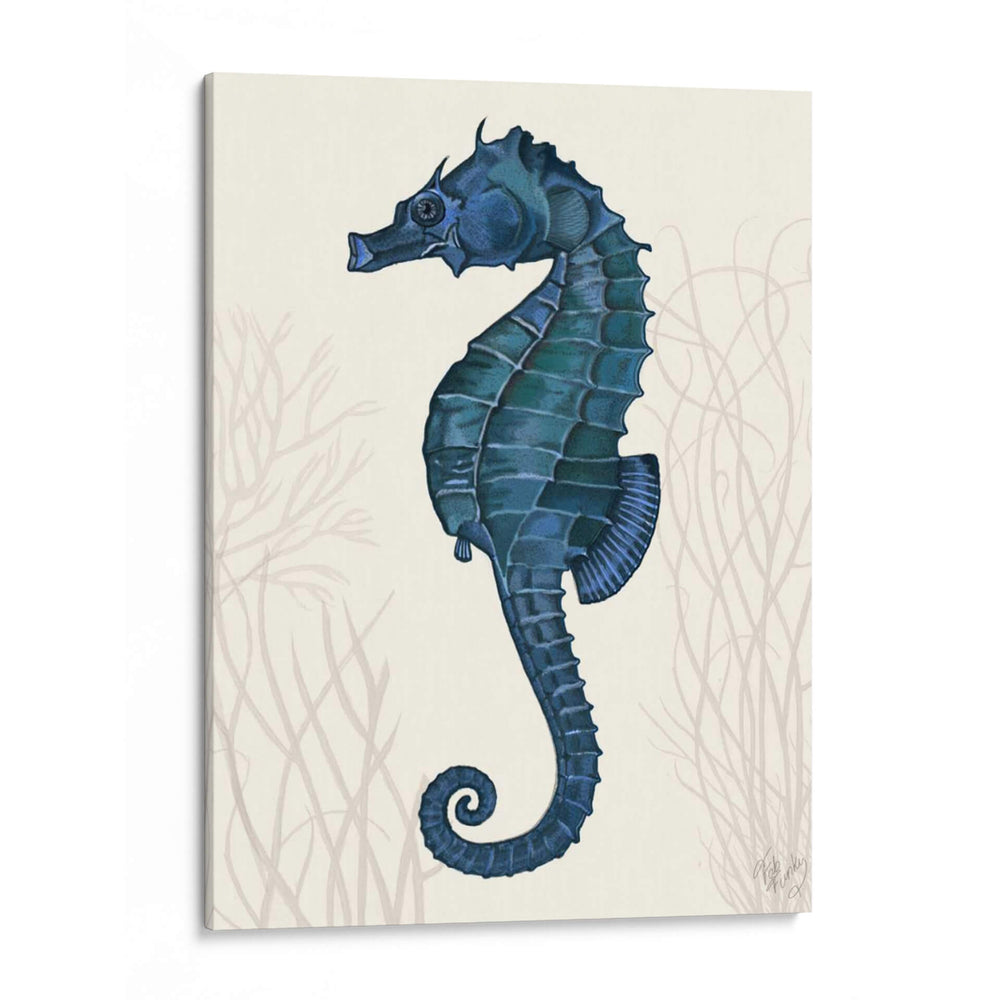 Gorses De Mar Azules En Crema B - Fab Funky | Cuadro decorativo de Canvas Lab