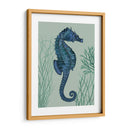 Gorses De Mar Azules En Sabio Verde Claro A - Fab Funky | Cuadro decorativo de Canvas Lab