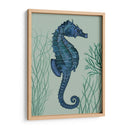 Gorses De Mar Azules En Sabio Verde Claro A - Fab Funky | Cuadro decorativo de Canvas Lab