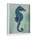 Gorses De Mar Azules En Sabio Verde Claro A - Fab Funky | Cuadro decorativo de Canvas Lab