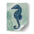 Gorses De Mar Azules En Salvia Verde Claro B - Fab Funky | Cuadro decorativo de Canvas Lab