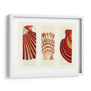 Cáscaras Rojas Y Cremas En 3 Paneles. - Fab Funky | Cuadro decorativo de Canvas Lab