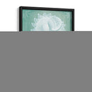 Conchas Blancas En Turquesa - Fab Funky | Cuadro decorativo de Canvas Lab