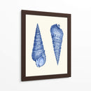2 Conchas Azules - Fab Funky | Cuadro decorativo de Canvas Lab