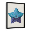 Estrella De Mar En Tonos De Azul A - Fab Funky | Cuadro decorativo de Canvas Lab