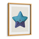 Estrella De Mar En Tonos De Azul A - Fab Funky | Cuadro decorativo de Canvas Lab