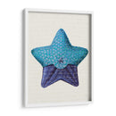 Estrella De Mar En Tonos De Azul A - Fab Funky | Cuadro decorativo de Canvas Lab