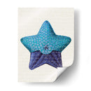 Estrella De Mar En Tonos De Azul A - Fab Funky | Cuadro decorativo de Canvas Lab