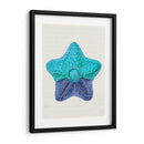 Estrella De Mar En Tonos De Azul C - Fab Funky | Cuadro decorativo de Canvas Lab