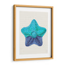 Estrella De Mar En Tonos De Azul C - Fab Funky | Cuadro decorativo de Canvas Lab