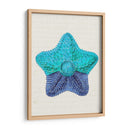 Estrella De Mar En Tonos De Azul C - Fab Funky | Cuadro decorativo de Canvas Lab