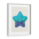 Estrella De Mar En Tonos De Azul C - Fab Funky | Cuadro decorativo de Canvas Lab
