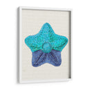 Estrella De Mar En Tonos De Azul C - Fab Funky | Cuadro decorativo de Canvas Lab