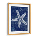 Estrellas De Mar Blancas En Azul A - Fab Funky | Cuadro decorativo de Canvas Lab