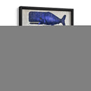Ballena Familia Azul En Blanco - Fab Funky | Cuadro decorativo de Canvas Lab