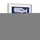 Familia Ballena Blanco En Azul - Fab Funky | Cuadro decorativo de Canvas Lab