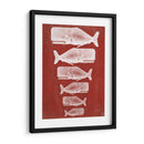 Familia Ballena Blanco En Red - Fab Funky | Cuadro decorativo de Canvas Lab