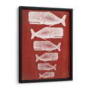 Familia Ballena Blanco En Red - Fab Funky | Cuadro decorativo de Canvas Lab
