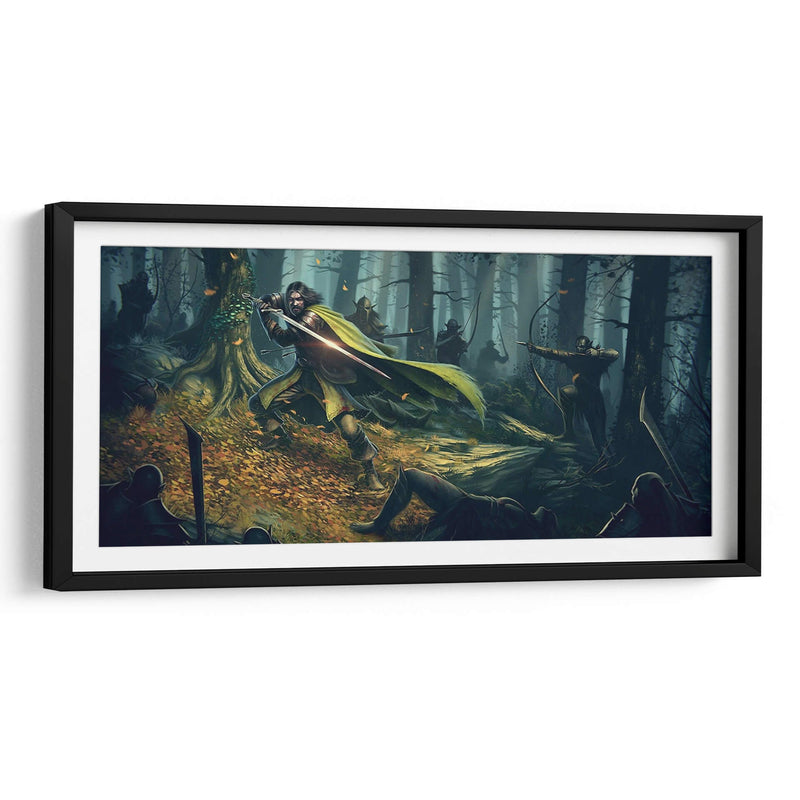 Batalla contra el mal | Cuadro decorativo de Canvas Lab