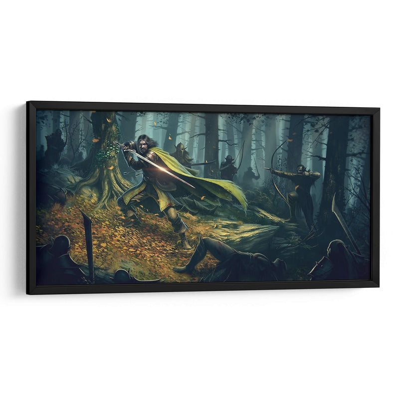 Batalla contra el mal | Cuadro decorativo de Canvas Lab