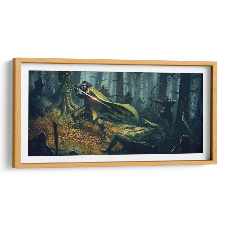 Batalla contra el mal | Cuadro decorativo de Canvas Lab