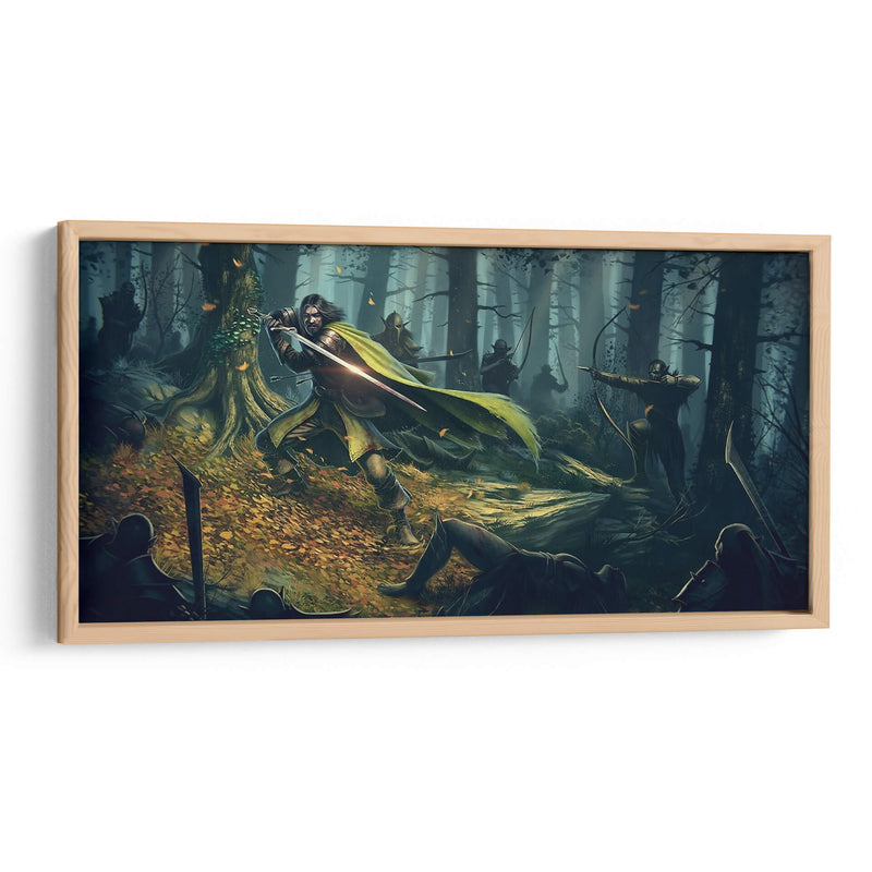 Batalla contra el mal | Cuadro decorativo de Canvas Lab