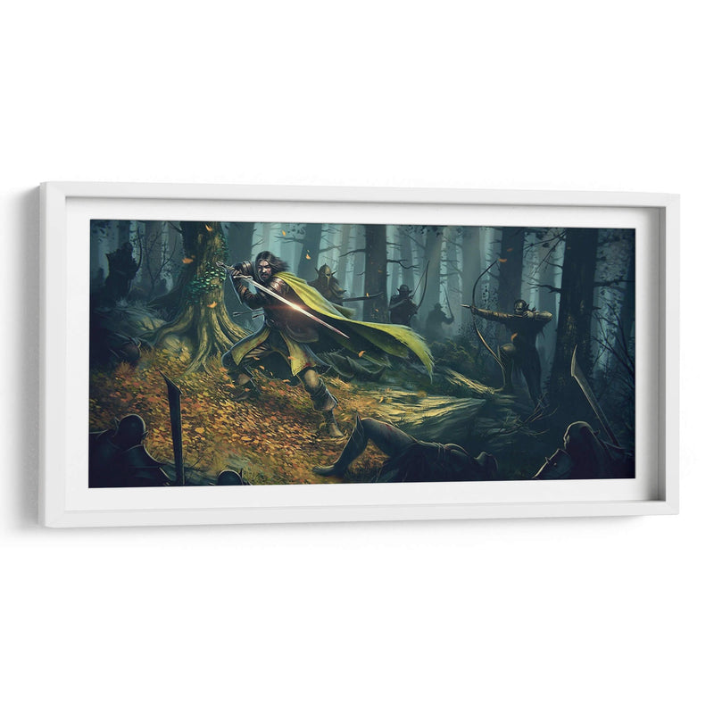 Batalla contra el mal | Cuadro decorativo de Canvas Lab