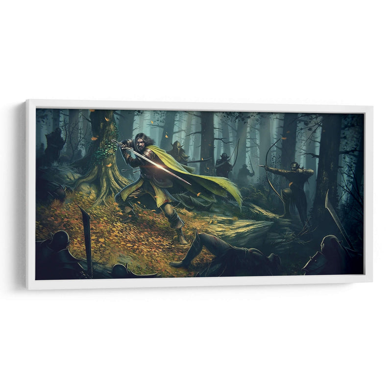 Batalla contra el mal | Cuadro decorativo de Canvas Lab