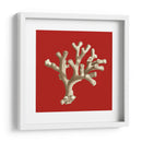 Coral Pequeño En Rojo Ii - Vision Studio | Cuadro decorativo de Canvas Lab